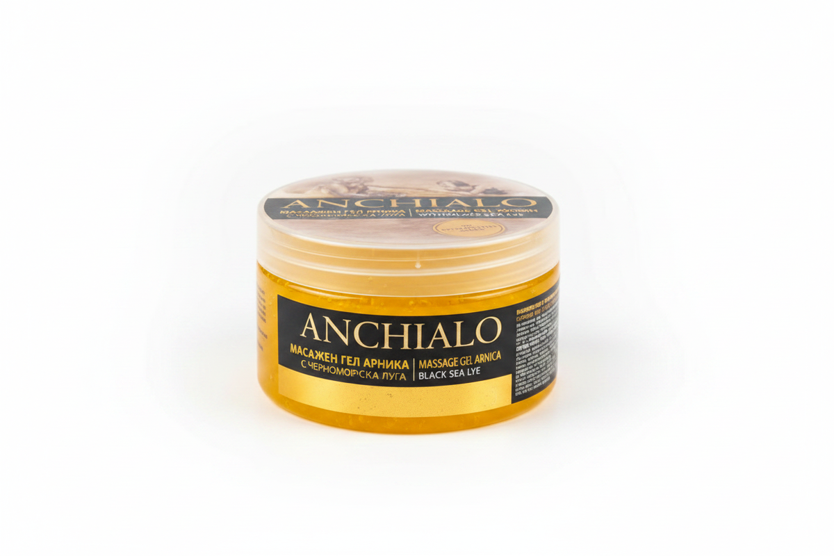 ANCHIALO Black Sea Lye Massage Gel 300g for Body Care