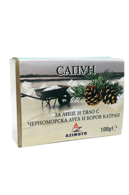 AZIMUTH Black Sea Lye Natural Soap Face & Body 100g