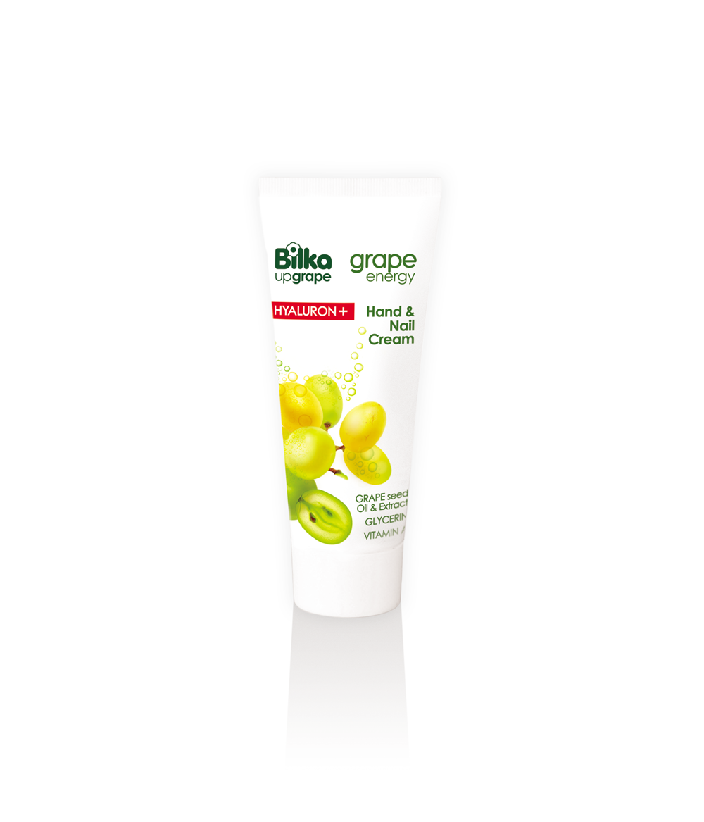Bilka Upgrape Grape Energy Hand &amp; Nail Cream 100ml tube with grape and hyaluron formula.