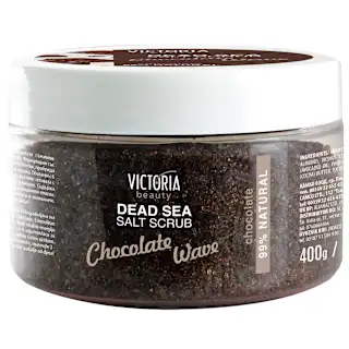 Victoria Beauty Dead Sea Salt Scrub Chocolate Wave Face &amp; Body Scrub 400g