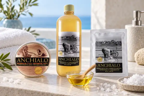 Black Sea lye products for body care at home